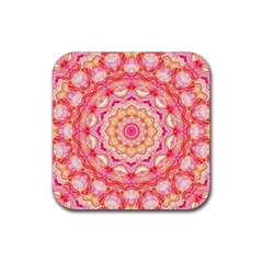 Yellow Pink Romance Drink Coasters 4 Pack (square) by Zandiepants