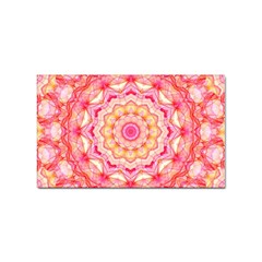 Yellow Pink Romance Sticker (rectangle) by Zandiepants