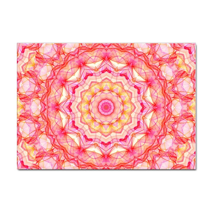 Yellow Pink Romance A4 Sticker 100 Pack