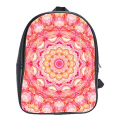 Yellow Pink Romance School Bag (large) by Zandiepants