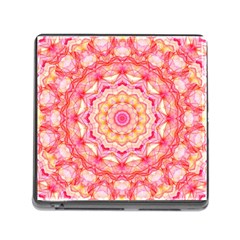 Yellow Pink Romance Memory Card Reader With Storage (square) by Zandiepants