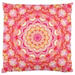 Yellow Pink Romance Large Cushion Case (Two Sided)  Front