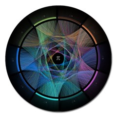 Pi Visualized Magnet 5  (round) by mousepads123