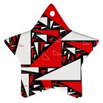 Titillating Triangles Star Ornament (Two Sides) Front