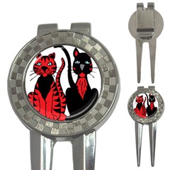 Cool Cats Golf Pitchfork & Ball Marker by StuffOrSomething