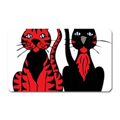 Cool Cats Magnet (rectangular) by StuffOrSomething