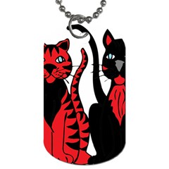 Cool Cats Dog Tag (one Sided) by StuffOrSomething