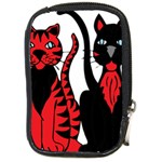 Cool Cats Compact Camera Leather Case Front