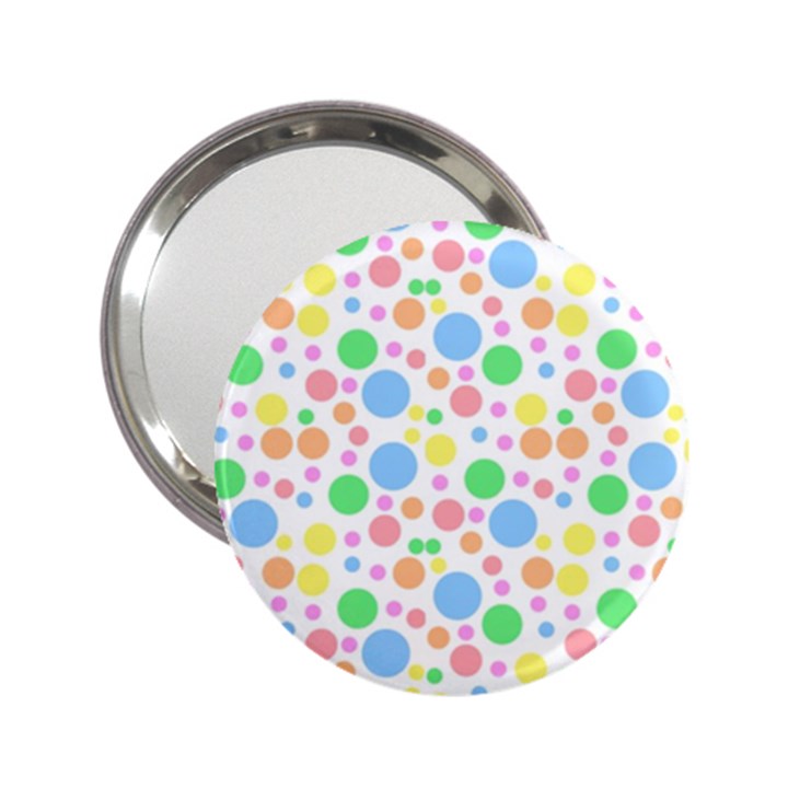 Pastel Bubbles Handbag Mirror (2.25 )