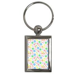 Pastel Bubbles Key Chain (rectangle) by StuffOrSomething