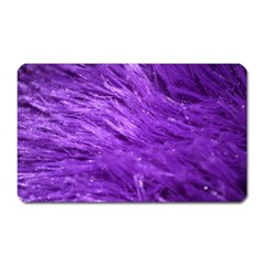 Purple Tresses Magnet (rectangular)