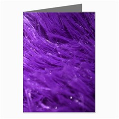 Purple Tresses Greeting Card