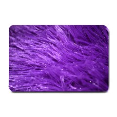 Purple Tresses Small Door Mat by FunWithFibro