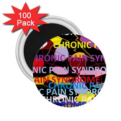 Chronic Pain Syndrome 2 25  Button Magnet (100 Pack) by FunWithFibro