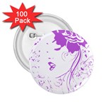 Purple Woman of Chronic Pain 2.25  Button (100 pack) Front