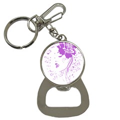 Purple Woman Of Chronic Pain Bottle Opener Key Chain