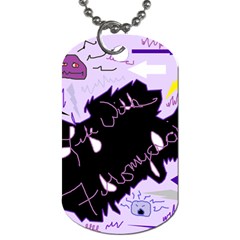 Life With Fibromyalgia Dog Tag (one Sided) by FunWithFibro