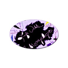 Life With Fibromyalgia Sticker 10 Pack (oval)