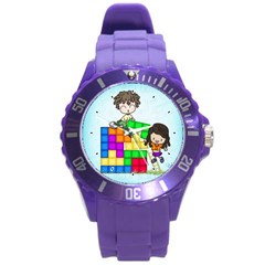 With You Life Just Fits Plastic Sport Watch (large) by CaterinaBassano