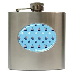 Summer Sailing Hip Flask by StuffOrSomething