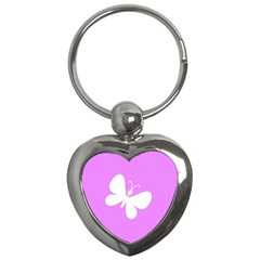 Butterfly Key Chain (heart) by Colorfulart23