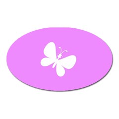 Butterfly Magnet (oval) by Colorfulart23