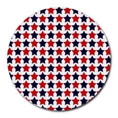 Patriot Stars 8  Mouse Pad (round)