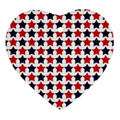 Patriot Stars Heart Ornament by StuffOrSomething