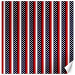 Patriot Stripes Canvas 12  x 12  (Unframed) 11.4 x11.56  Canvas - 1