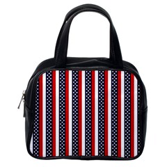 Patriot Stripes Classic Handbag (one Side) by StuffOrSomething