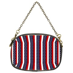 Patriot Stripes Chain Purse (two Sided)  by StuffOrSomething