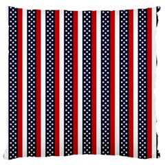 Patriot Stripes Large Cushion Case (two Sided)  by StuffOrSomething