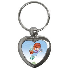 Fairy Flight Key Chain (heart) by CaterinaBassano