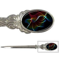 Imagine, Through The Abstract Rainbow Veil Letter Opener by DianeClancy