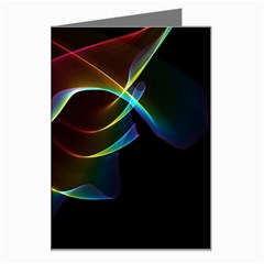 Imagine, Through The Abstract Rainbow Veil Greeting Card by DianeClancy