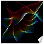 Imagine, Through The Abstract Rainbow Veil Canvas 12  x 12  (Unframed) 11.4 x11.56  Canvas - 1
