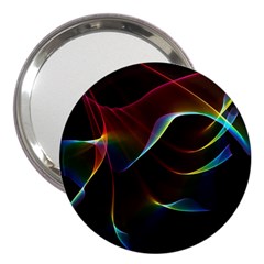 Imagine, Through The Abstract Rainbow Veil 3  Handbag Mirror by DianeClancy