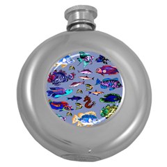 Fishy Hip Flask (round)