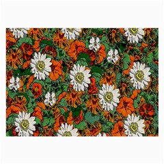 Flowers Glasses Cloth (large, Two Sided) by Rbrendes