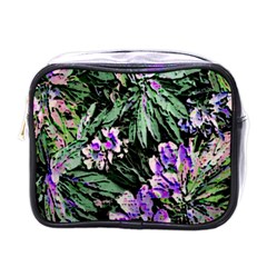 Garden Greens Mini Travel Toiletry Bag (one Side)