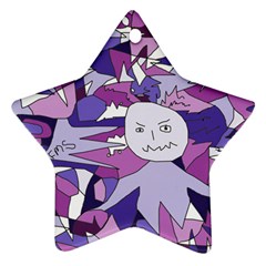 Fms Confusion Star Ornament (two Sides) by FunWithFibro