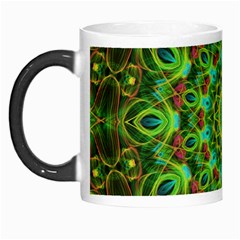 Peacock Feathers Mandala Morph Mug by Zandiepants