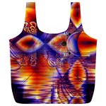 Winter Crystal Palace, Abstract Cosmic Dream Full Print Recycle Bag (XL) Back