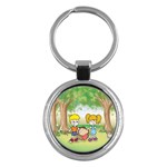 Picnic Time Key Chain (Round) Front