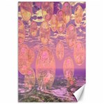 Glorious Skies, Abstract Pink And Yellow Dream Canvas 24  x 36  (Unframed) 23.35 x34.74  Canvas - 1