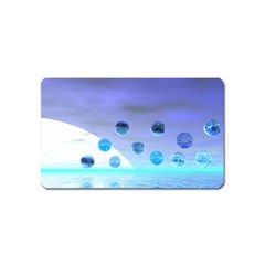 Moonlight Wonder, Abstract Journey To The Unknown Magnet (name Card) by DianeClancy