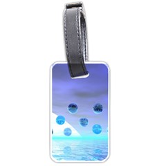 Moonlight Wonder, Abstract Journey To The Unknown Luggage Tag (two Sides) by DianeClancy