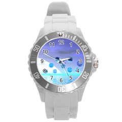 Moonlight Wonder, Abstract Journey To The Unknown Plastic Sport Watch (large)