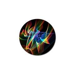 Aurora Ribbons, Abstract Rainbow Veils  Golf Ball Marker by DianeClancy
