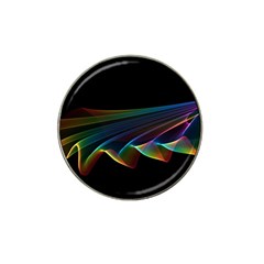  Flowing Fabric Of Rainbow Light, Abstract  Golf Ball Marker 10 Pack (for Hat Clip) by DianeClancy